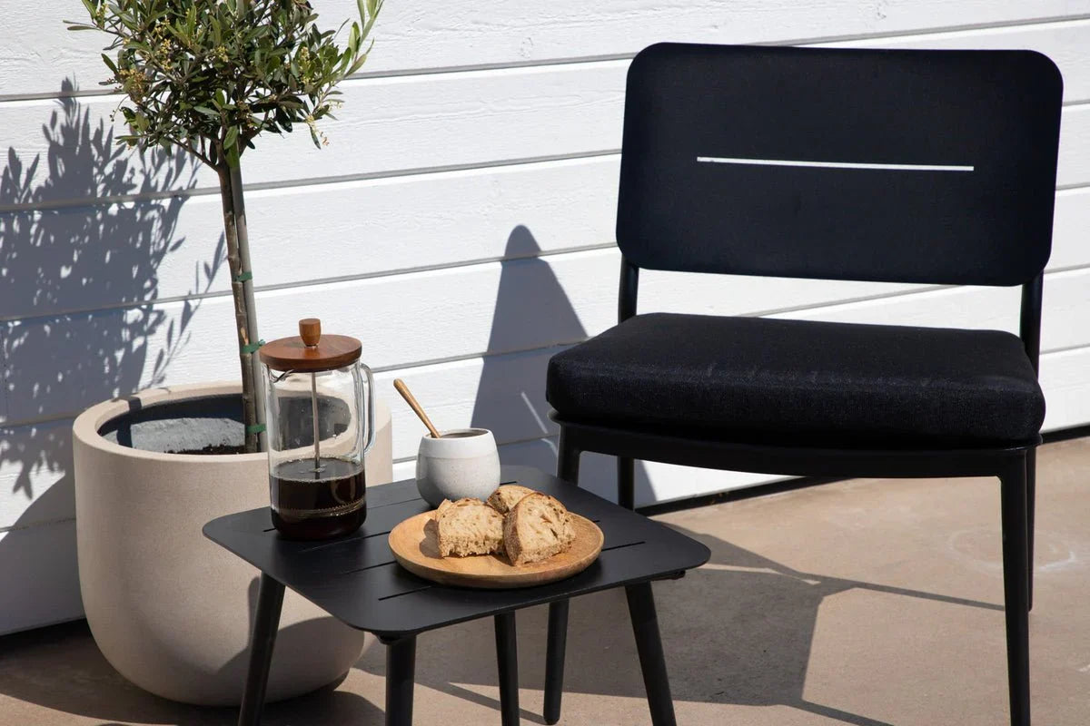 2er Set - Gartenstuhl Laura aus Stahl inklusive Kissen
