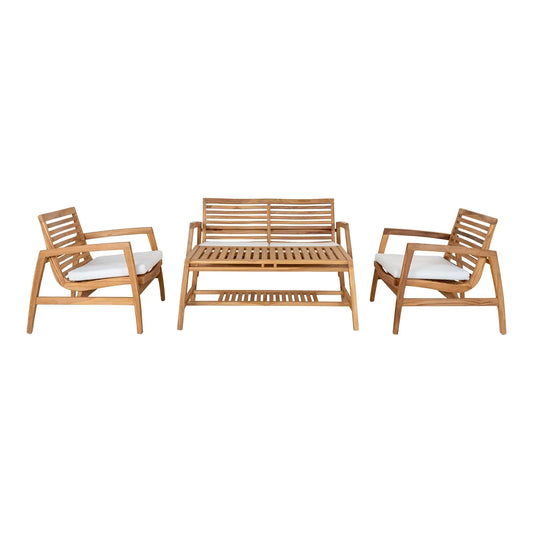 Garten Lounge Set Valencia aus Teakholz
