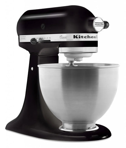 KitchenAid 4,3 L 5K45SS Classic Küchenmaschine Set 2 + Schüssel 4,8 L + Spritzschutz