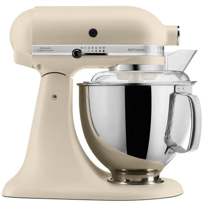 KitchenAid 4,8 L 5KSM175 Artisan Küchenmaschine Meatlover mit Ganzmetall- Fleischwolf und Spritzgebäckvorsatz