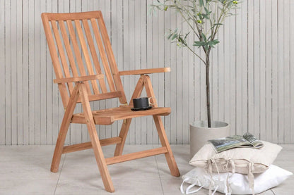 Gartenstuhl Taki - aus Teakholz in Naturoptik