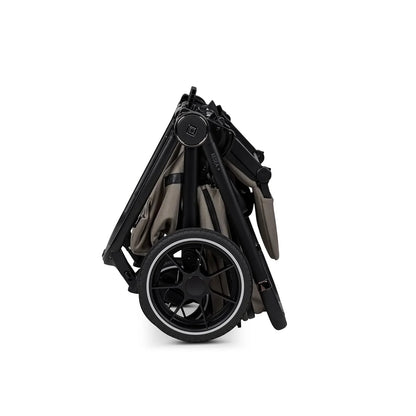 MOON RESEA+ mud, Black, Kombi-Kinderwagen Edition+, mit Wanne und Sportwagen Sitz, bis 22kg, Kollektion 2025