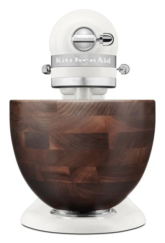 KitchenAid 4,7 L 5KSM156WBEPL Artisan Küchenmaschine mit Walnussschüssel