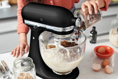 KitchenAid 4,8 L 5KSM175 Artisan Küchenmaschine Meatlover mit Ganzmetall- Fleischwolf und Spritzgebäckvorsatz